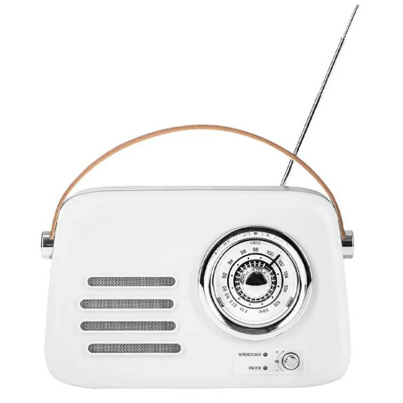 Radio & Haut-Parleur Best Sound T10 Bluetooth Blanc en Tunisie