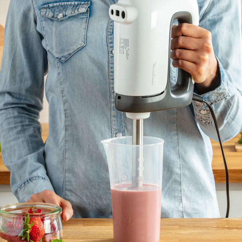 Batteur Electrique Moulinex Prep'Mix HM462110 500W Blanc en Tunisie