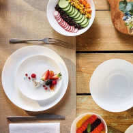 Service à Table Luminarc Diwali  Q7501 16 Pièces Blanc en Tunisie