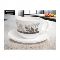 Coffret De 6 Tasses à Café Luminarc Foliage V7683 9CL Blanc en Tunisie