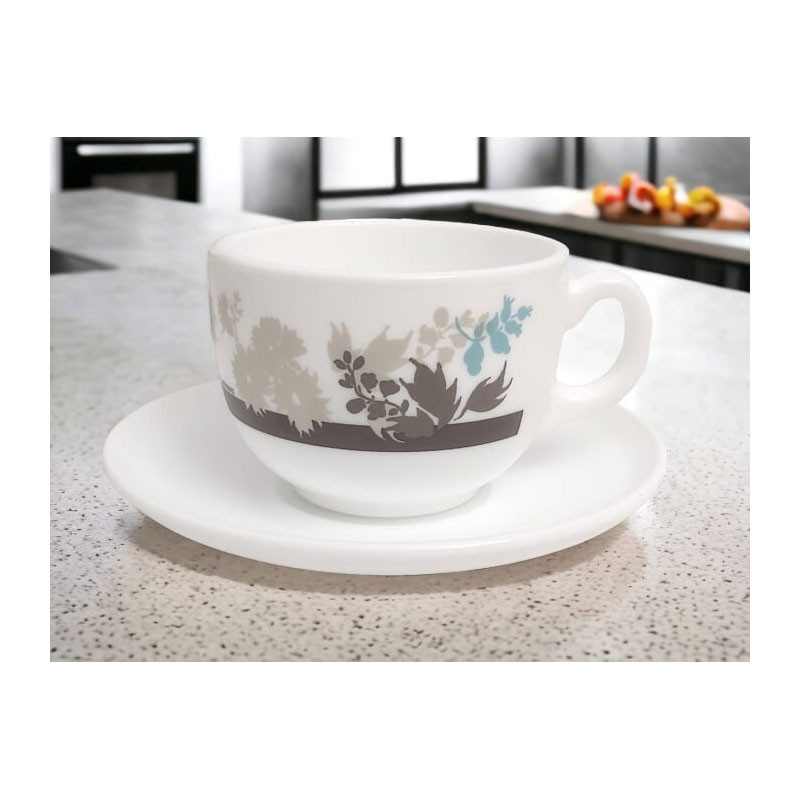 Coffret De 6 Tasses à Café Luminarc Foliage V7684 22CL Blanc en Tunisie