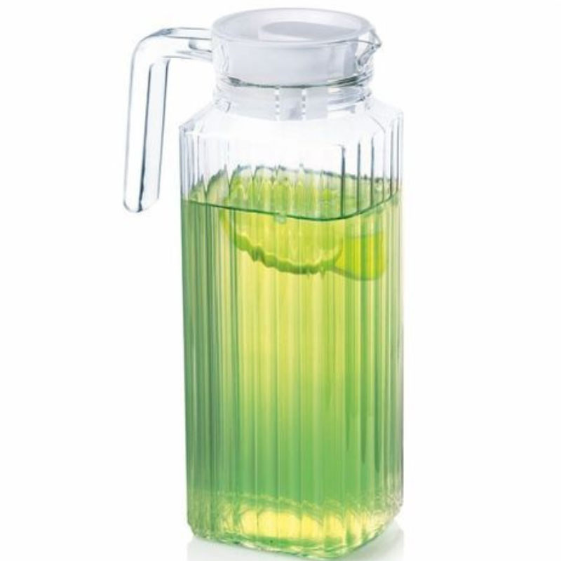 Carafe Avec Couvercle Luminarc Quadro 1.3L En Verre en Tunisie