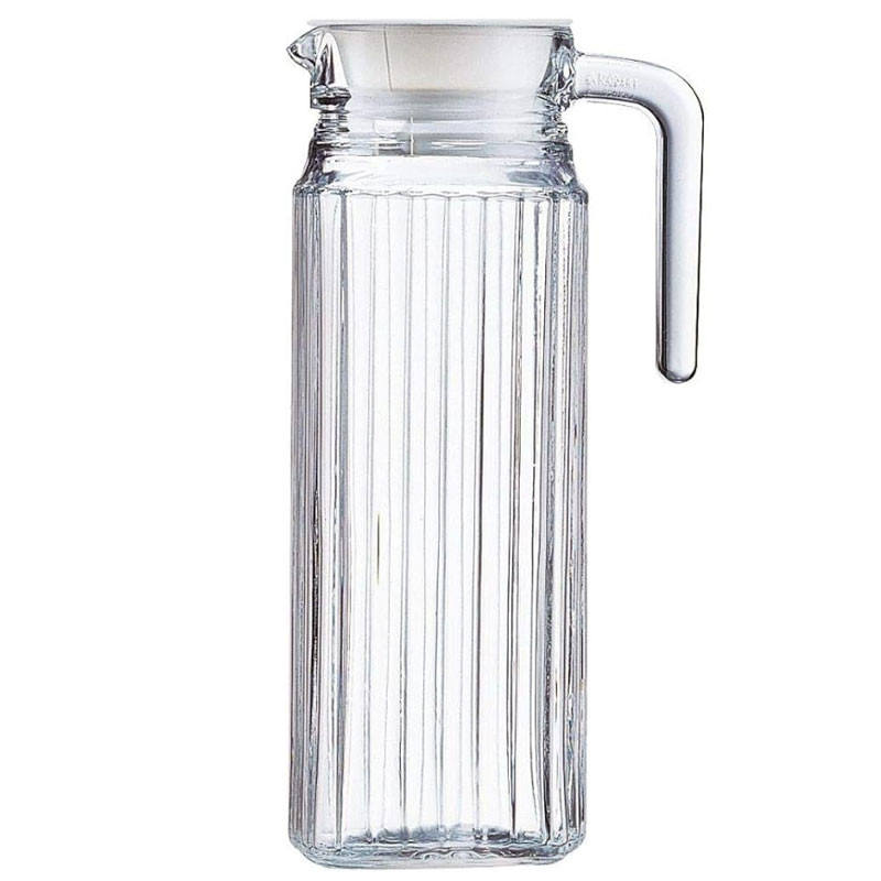 Carafe Avec Couvercle Luminarc Quadro 1.3L En Verre en Tunisie
