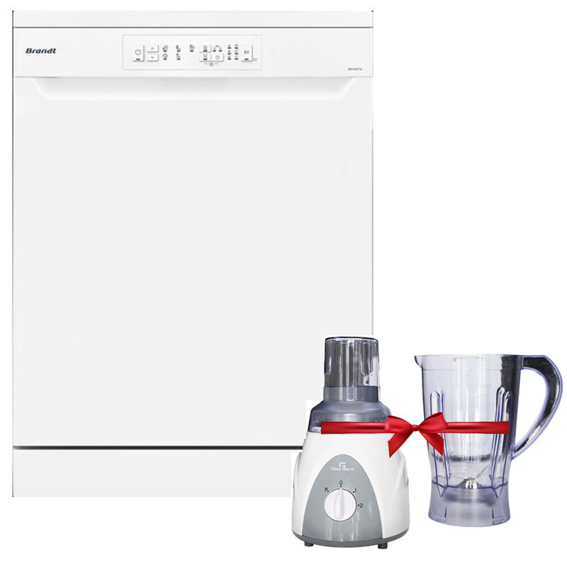 Lave vaisselle Brandt 13 Couverts Avec Afficheur Blanc