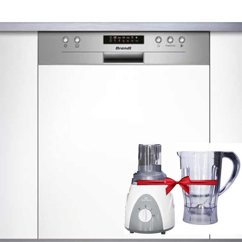 Lave-Vaisselle Encastrable Brandt 14 Couverts Inox (BDB424LX)