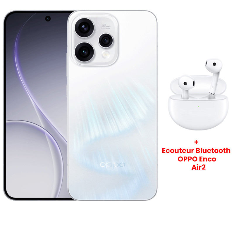 Oppo Reno 15 5G 24Go 512Go Blanc en Tunisie