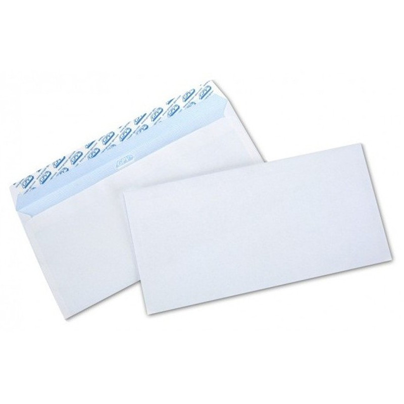 Paquet De 500 Enveloppes Dogan Zarf 110x220 mm 80G Blanc En Tunisie