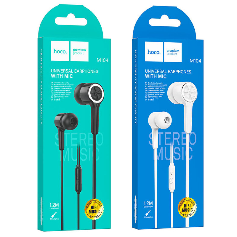 Écouteur Filaire Hoco M104 Noir