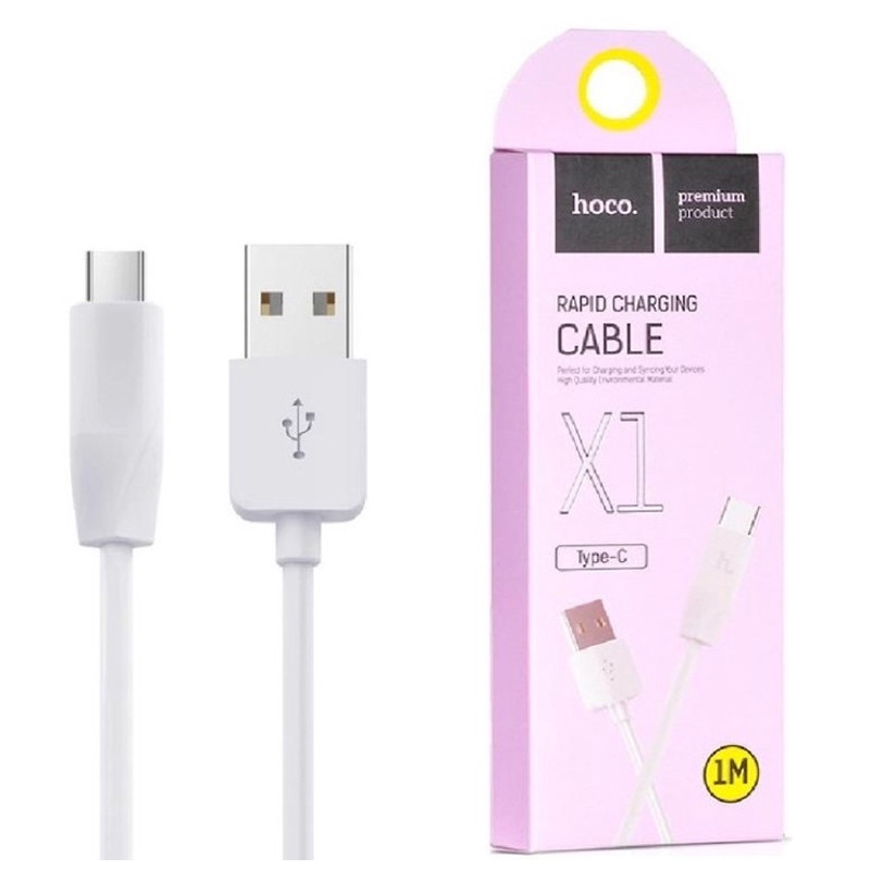 Câble Chargeur Hoco X1 Type-C Blanc En Tunisie
