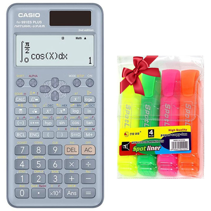 Calculatrice Scientifique Casio FX-991ESPLUS-B 12 Chiffres - Bleu