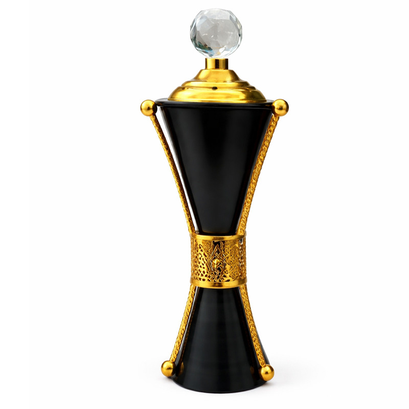 Encensoir Luxe Noir et Doré avec Cristal en Tunisie