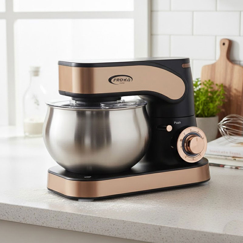 Robot Pétrin Prova PE-3004 1300W Noir & Gold en Tunisie