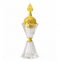 Encensoir Oriental En Verre & Doré en Tunisie