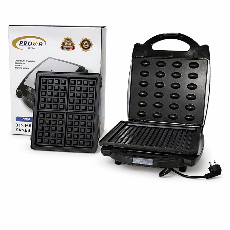 Appareil de Cuisson 3EN1 Prova PE-910-3EN1 1400W Noir en Tunisie