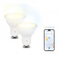 Pack De 2 Ampoules Ksix BXBULBGU12 Smart Blanc EN Tunisie