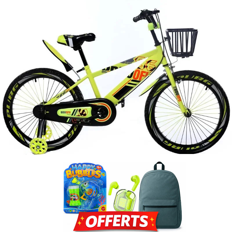 Vélo Enfant Best Bike ZS16 16″ Jaune en Tunisie