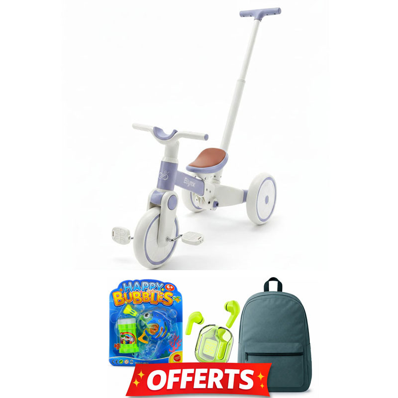 Tricycle Pour Enfant 2en1 Blynx Bleu en Tunisie