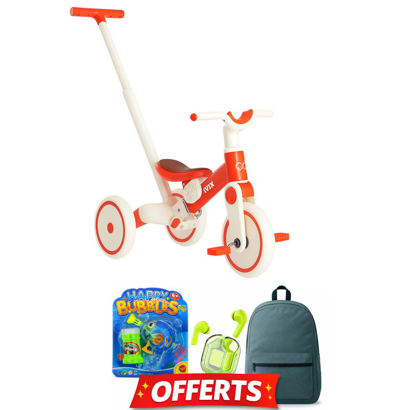 Tricycle Pour Enfant 2en1 Blynx Rouge en Tunisie