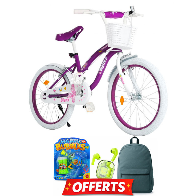 Vélo Enfant Blynx KID02 12″ Violet En Tunisie