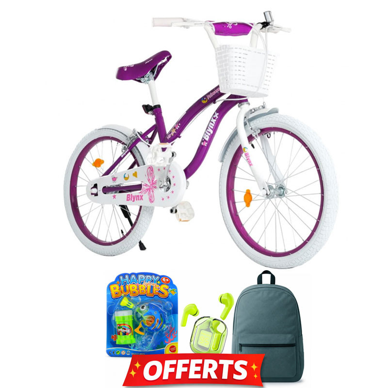 Vélo Enfant Blynx KID02 16″ Violet En Tunisie