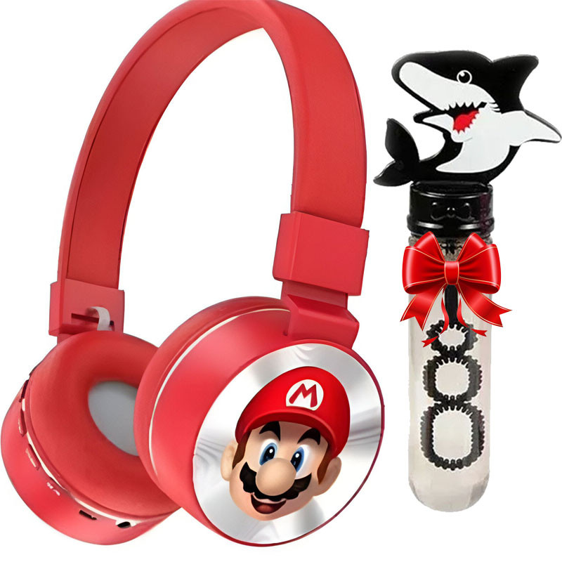 Casque Sans Fil Kids Mario Rouge en Tunisie