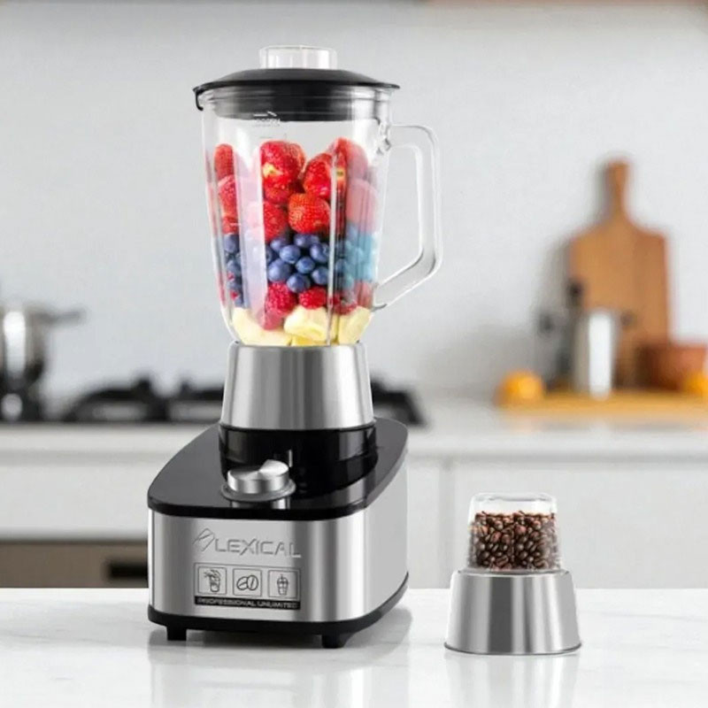 Blender Lexical LBL-1541 600W 1.5L Chrome en Tunisie