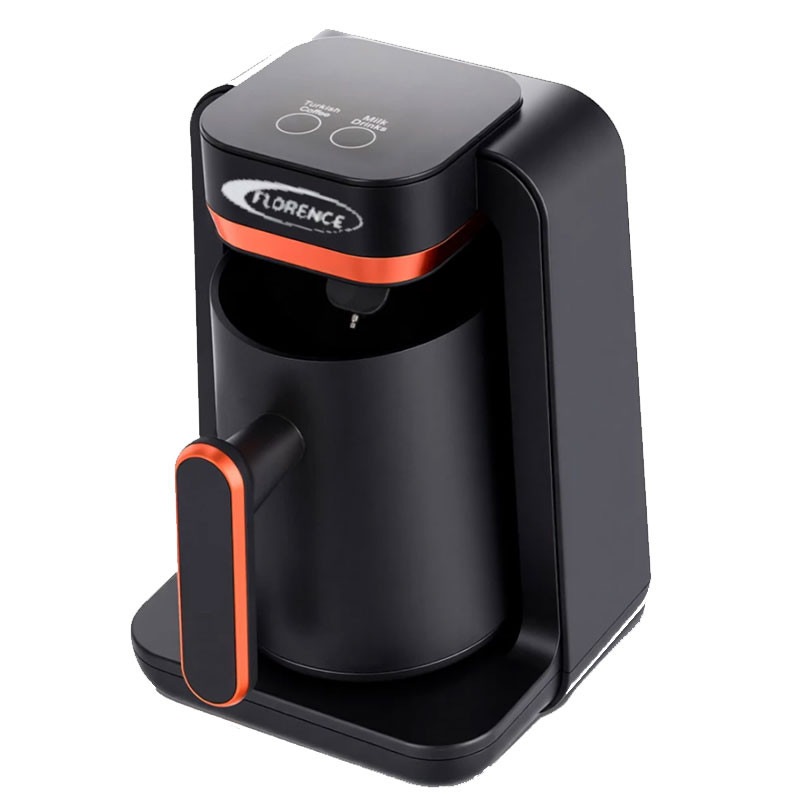 Machine à Café Turc Florence HK466 500W 0.22L Noir & Rouge en Tunisie