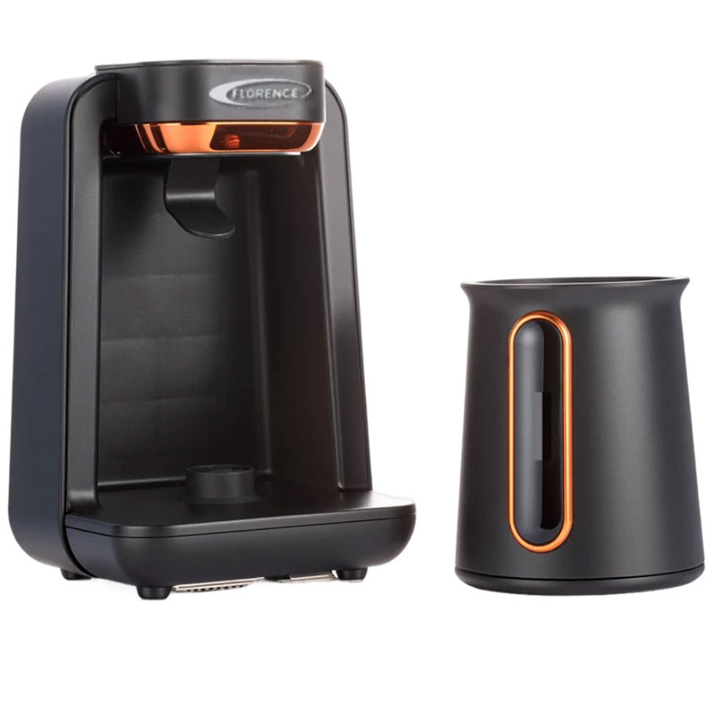 Machine à Café Turc Florence HK466 500W 0.22L Noir & Rouge en Tunisie