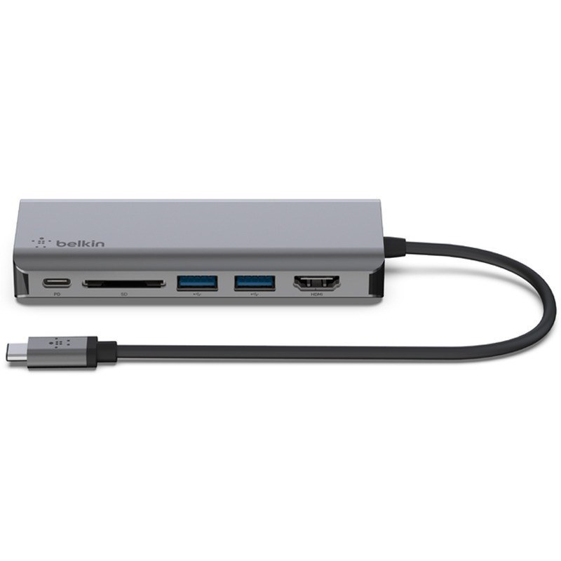 Adaptateur Belkin USB-C 6 En1 Silver En Tunisie