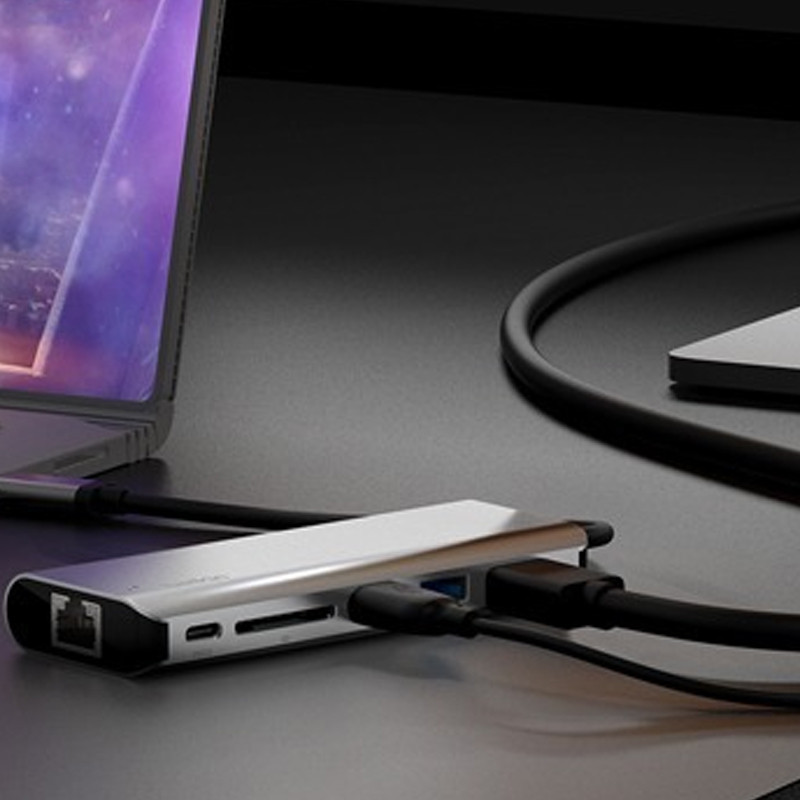 Adaptateur Belkin USB-C 6 En1 Silver En Tunisie