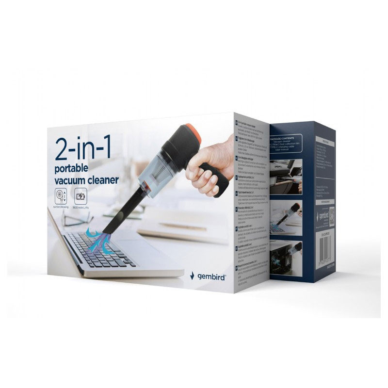 Aspirateur Sans Fil Gembird CK-MVC-01 15W Noir en Tunisie