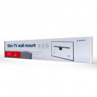 Support Tv Mural Gembird WM-S80F-01 Pour TV 37''- 80'' Noir en Tunisie