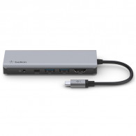 Adaptateur Belkin USB-C 7En1 Silver En Tunisie