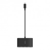 Adaptateur Belkin USB-C Vers 4 ports USB-C Noir En Tunisie