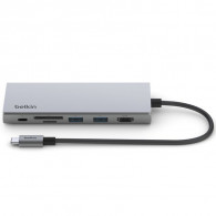 Adaptateur Belkin USB-C 7En1 Silver En Tunisie