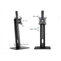 Support De Bureau Gembird MS-D1-01 17"-32" Noir en Tunisie