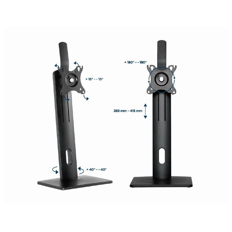 Support De Bureau Gembird MS-D1-01 17"-32" Noir en Tunisie