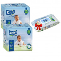Couches Bébé Kotis Premium T3 28 Pièces Midi Eco en Tunisie