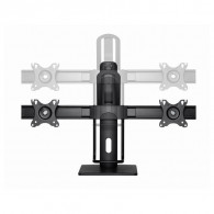 Support De Bureau Gembird MS-D2-01 17"-27" Noir en Tunisie