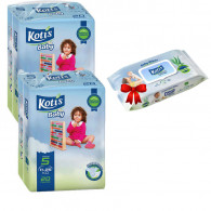 Couches Bébé Kotis Premium T5 20 Pièces Junior Eco en Tunisie