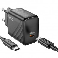 Chargeur Hoco CS22A 30W Type C Avec Câble Noir En Tunisie