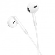 Écouteur Filaire Hoco M109 Blanc en Tunisie