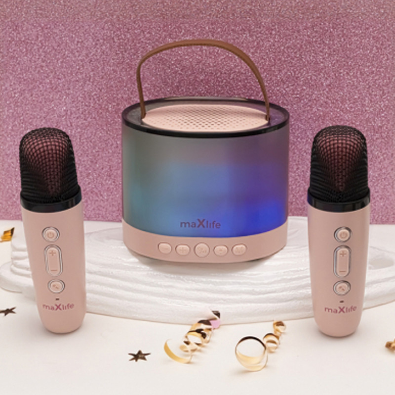 Enceinte karaoké Bluetooth Maxlife MXKS-200 Blanc en Tunisie