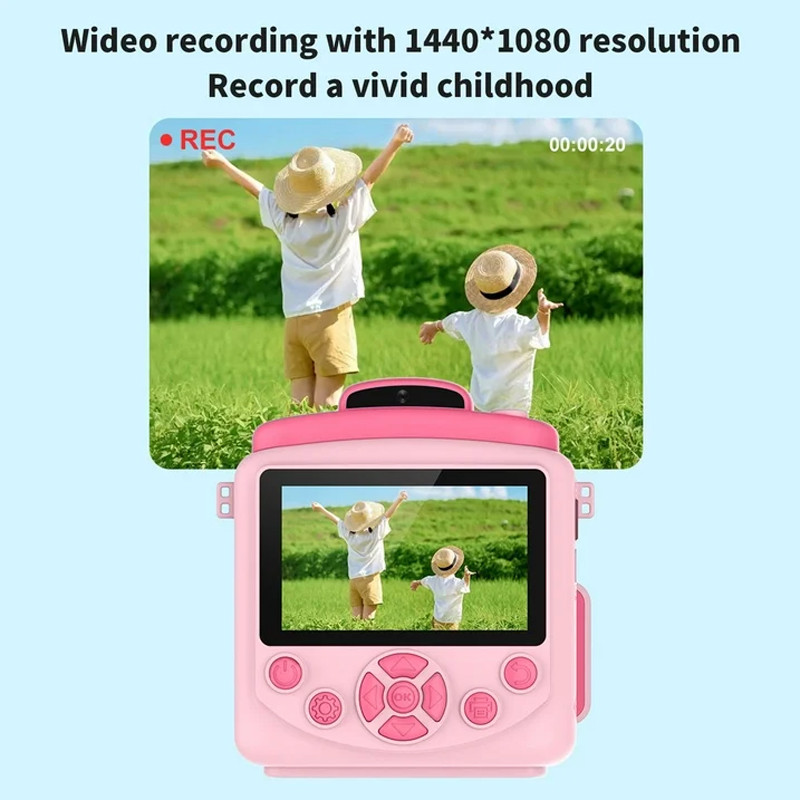 Appareil Photo Digital Mini Pour Enfant Rose en Tunisie