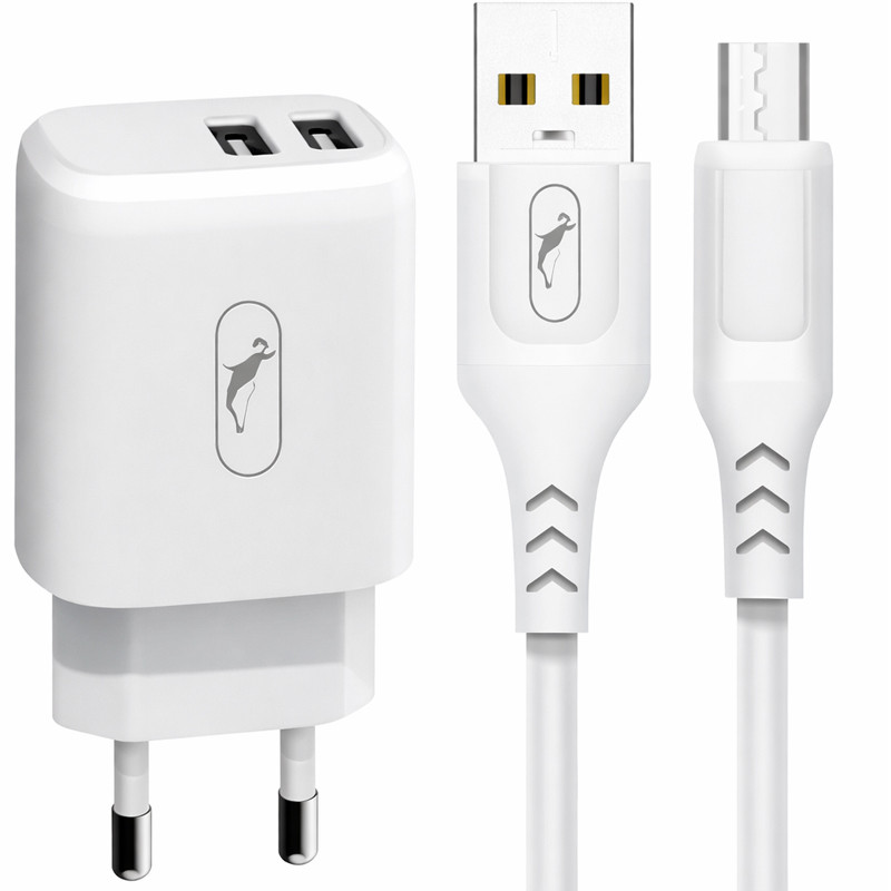 Chargeur Sky Dolphin SC22EB Type C Smart Charge Blanc en Tunisie