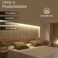 Bande Lumineuse LED KSIX 5M 16 couleurs RVB en Tunisie