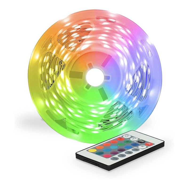 Bande Lumineuse LED KSIX 5M 16 couleurs RVB en Tunisie