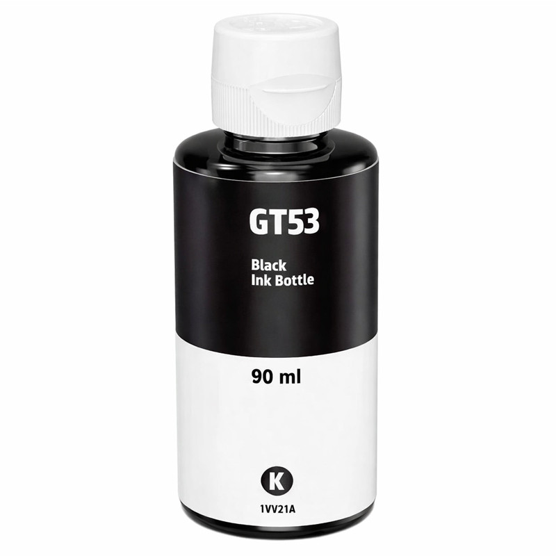 Bouteille D'encre HP GT53 Adaptable 90ml Noir en Tunisie