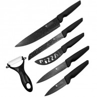 Set De Couteaux Prova PC-217 6 Pièces Noir en Tunisie