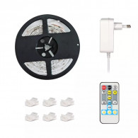Bande Smart LED KSIX 5M 1000 Lumens CCT Blanc Avec Télécommande